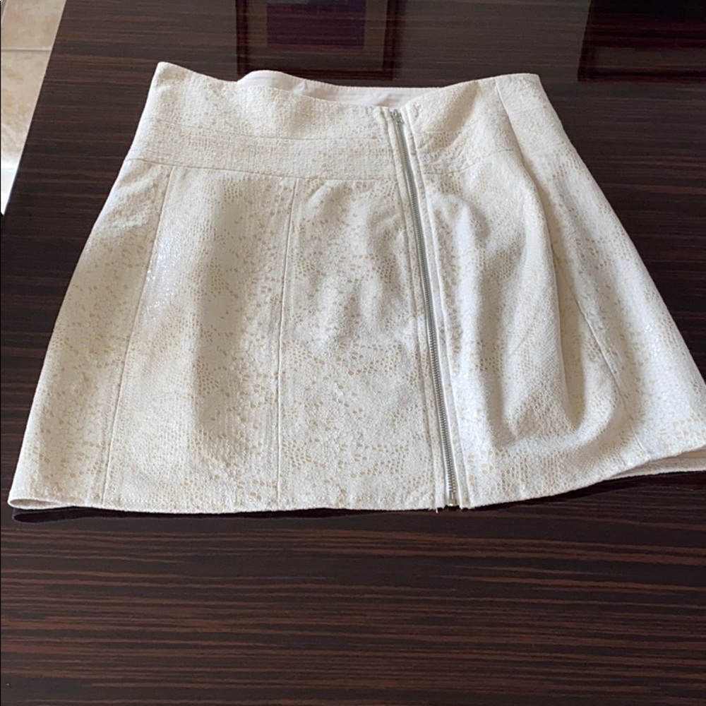Snakeskin Printed Skirt